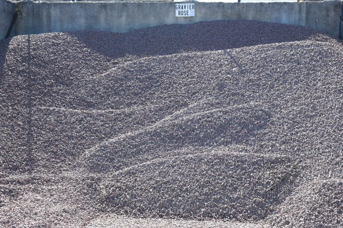Gravier rose