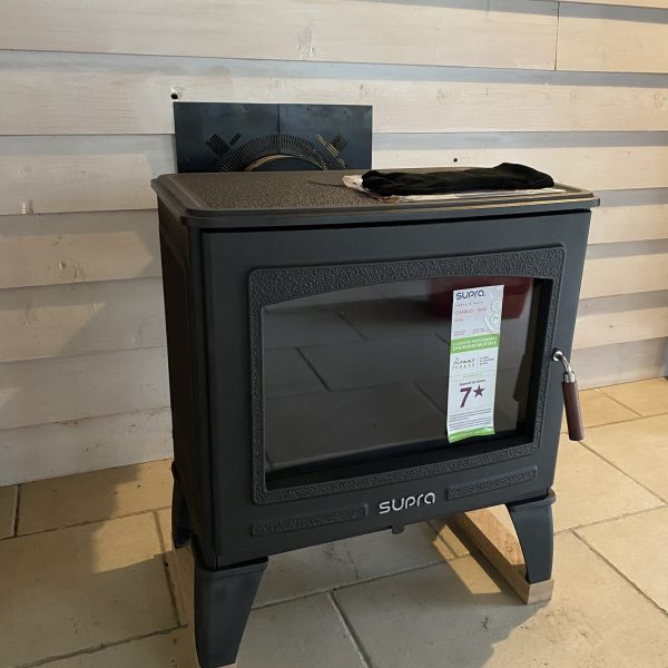 Pose d'un poêle à bois